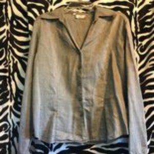 Zanella grey button down shirt